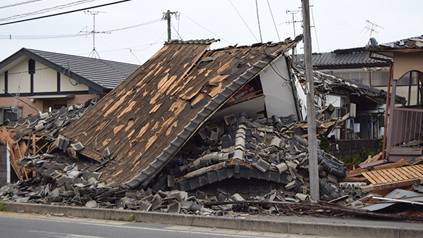 益城町の被災の様子 ©JPF