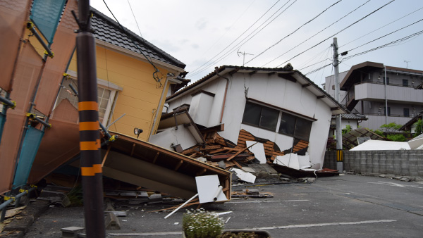 益城町の被災の様子 ©JPF