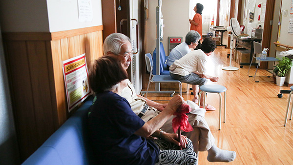 JAFSが運営支援をしている益城町公民館福田分館避難所の様子 ©JPF