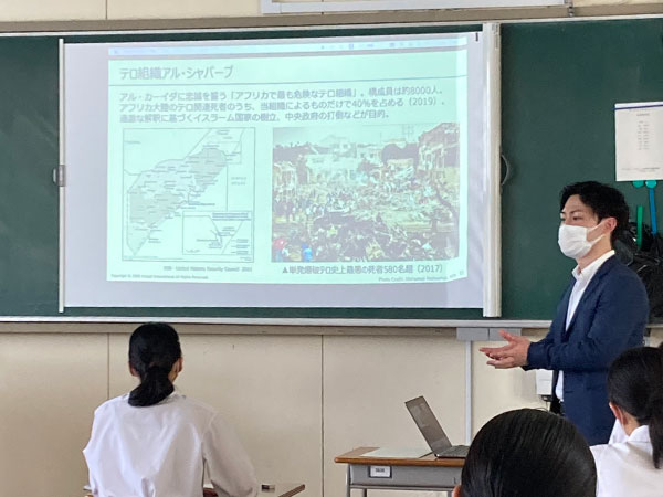 静岡県立静岡東高等学校（静岡市）：2022年6月17日（金） 加盟NGOによる講演
