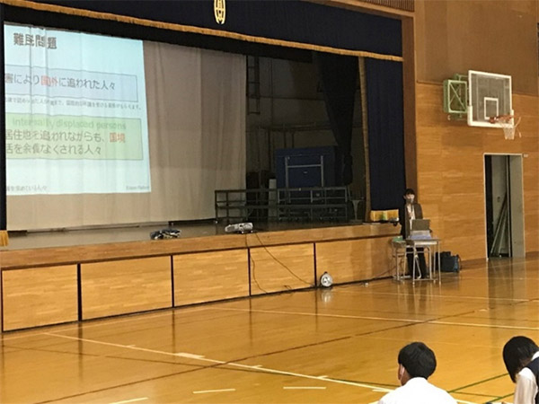 島根県立松江南高等学校（島根県松江市）：2021年10月6日（水） JPF・NGO講演