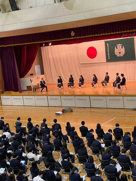 専修大学松戸高等学校（千葉県松戸市）：2021年10月21日（木） 村尾信尚関西学院大学教授／JPF顧問の基調講演