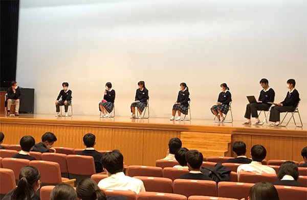 静岡サレジオ高等学校（静岡県静岡市）：2021年10月25日（月） 村尾信尚関西学院大学教授／JPF顧問の基調講演