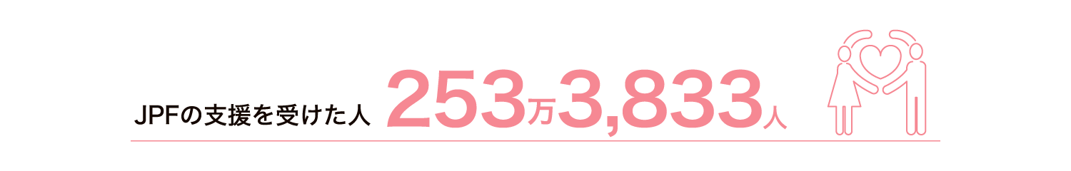 JPFの支援を受けた人