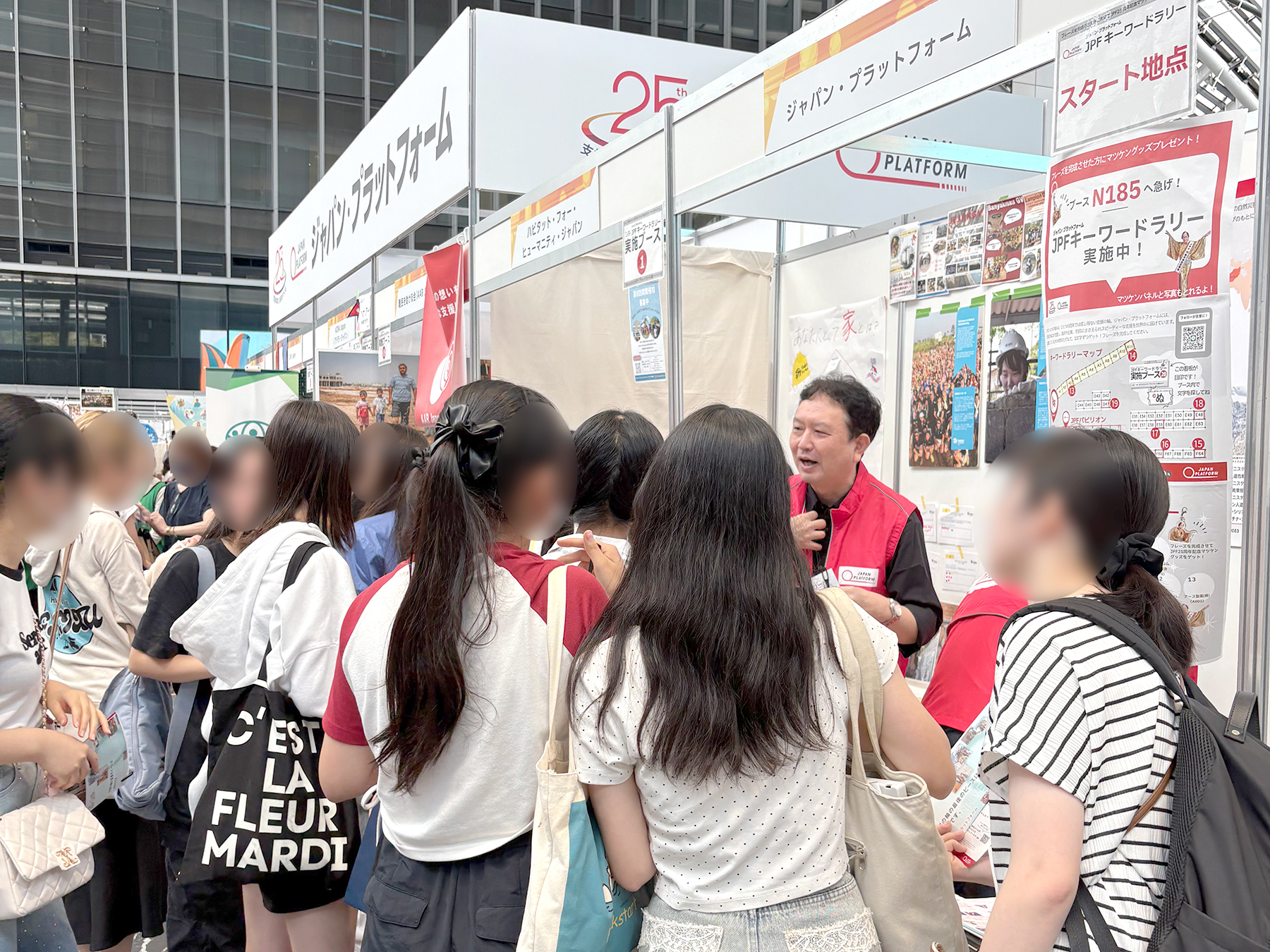 「グローバルフェスタJAPAN2025」ブースの様子 ©JPF