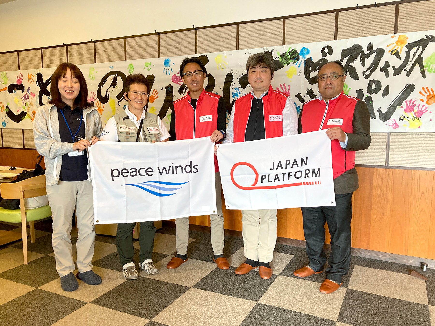 PWJスタッフとJPFスタッフ／石川県珠洲市／2025.10.21 &copy;JPF