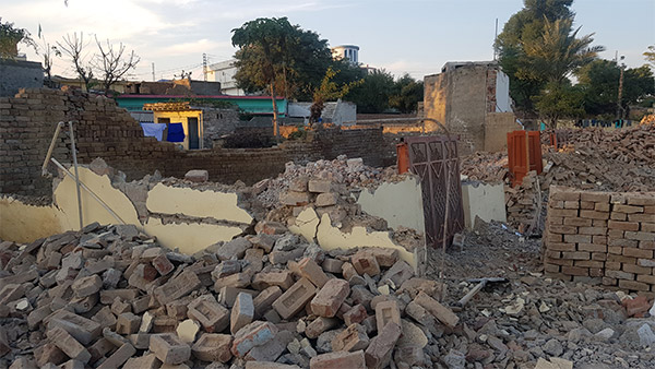 地震被害のあったパキスタンAJK地域の様子 ©JEN