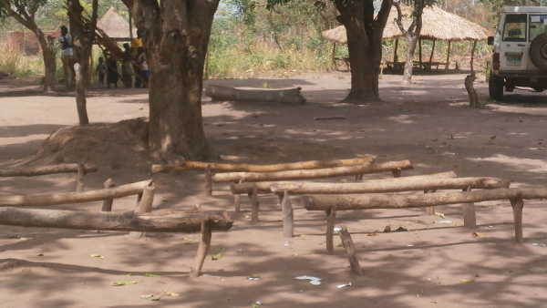 南スーダン・タンブラ郡 学校施設建設前の様子① ©WVJ
