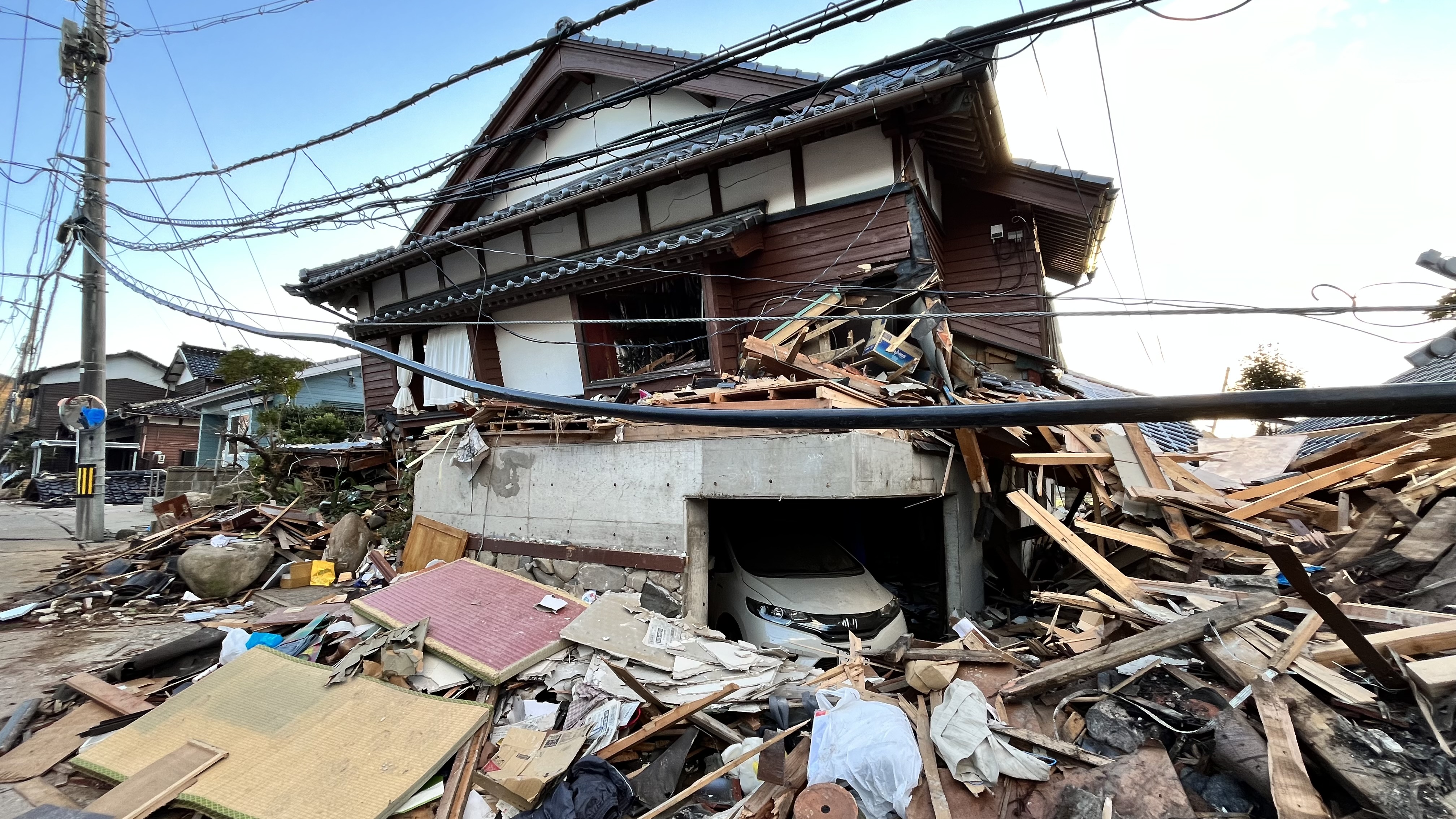 被災状況_石川県輪島市門前町_2024年1月4日 ©JPF