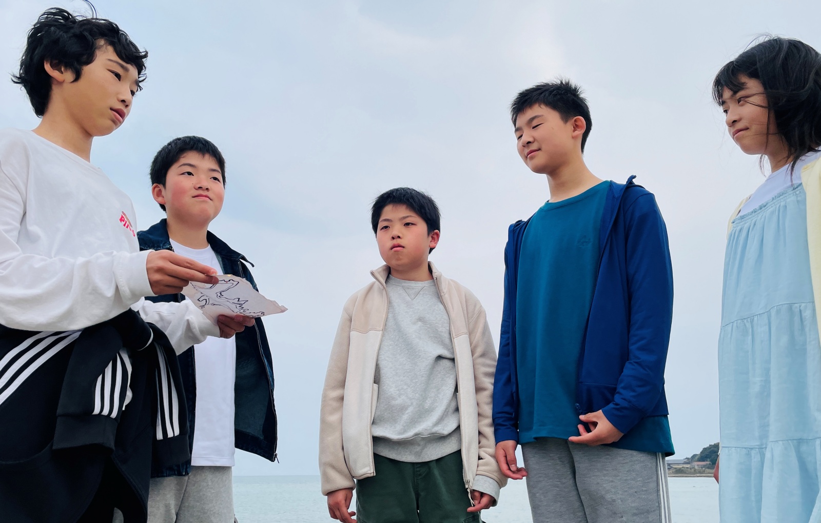 能登島小学校の子どもたち（撮影時）©GNJP