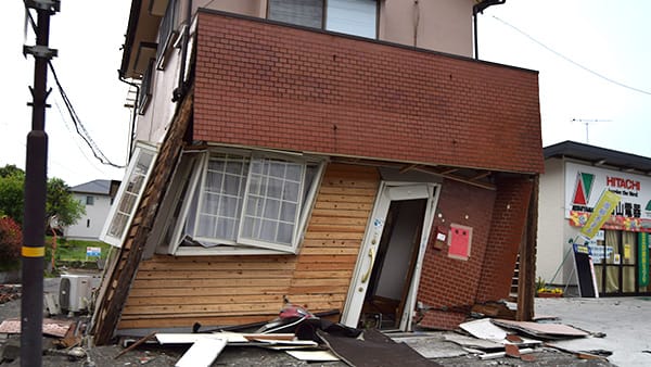 益城町の被災の様子 ©JPF