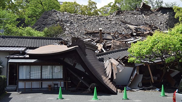 熊本城の一部 ©JPF