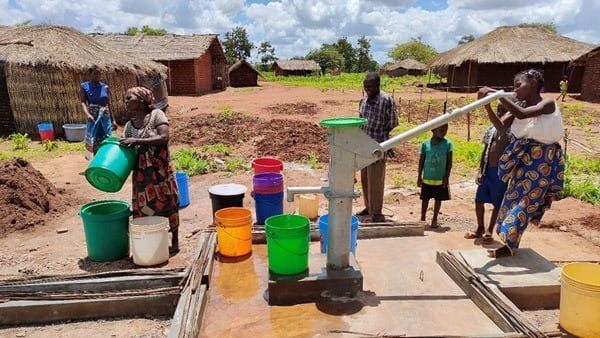 再定住居住地での水の確保