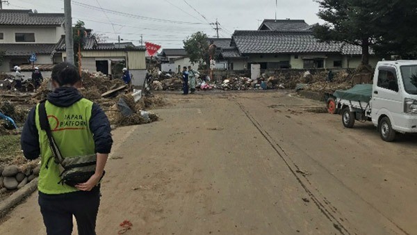 台風19号　JPF緊急対応部スタッフ、JVOADと連携して長野県でNPOの支援調整等を担当