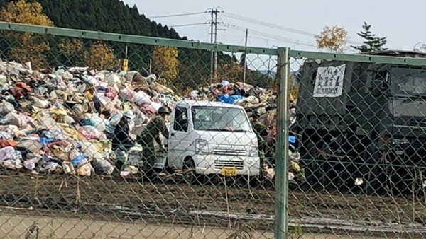 JPF事務局長が宮城県丸森町の被害状況を確認