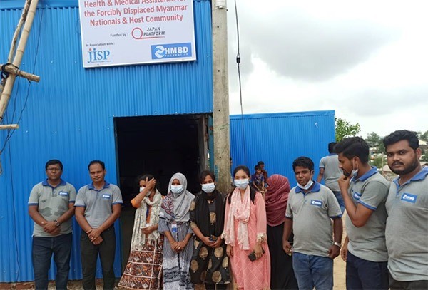 ミャンマー避難民のためのヘルスポストの設置