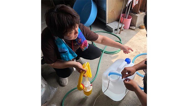 平成30年7月豪雨：支援が届きにくい所で集中的に活動～愛媛県奥南地区に簡易シャワーを～