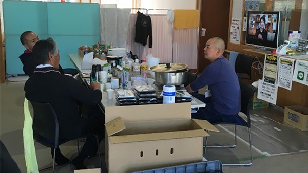 SVAが避難所での傾聴活動を実施