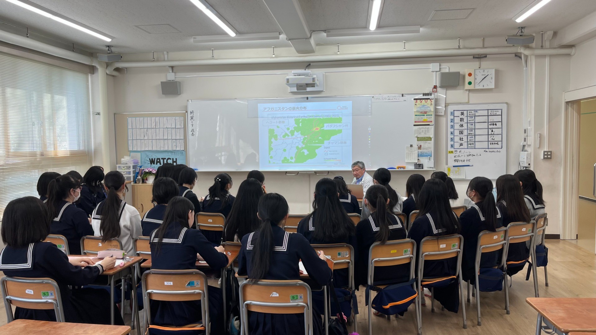 【イベントレポート】日本女子大学附属中学校「国際理解教室」で講義を実施