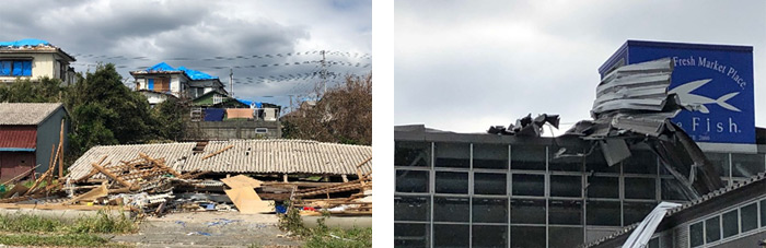 千葉県・館山市から鋸南町近辺の様子（C）JPF