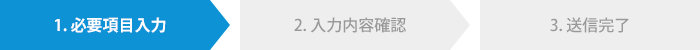 必要項目入力