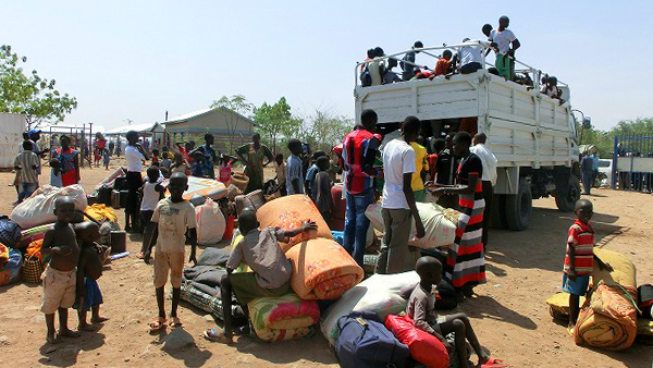 ケニアにあるカクマキャンプ。南スーダン難民の人々©AAR