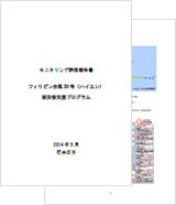 フィリピン・台風ハイエン(台風30号)被災者支援 モニタリング評価報告書