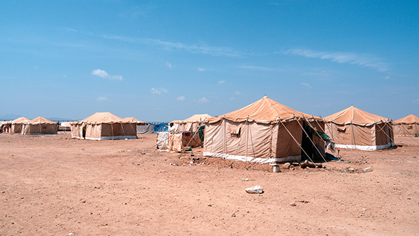 マルカジ難民キャンプの様子 ©JPF