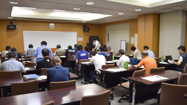 8. 情報共有会議の様子／愛媛県7月11日 cJPF