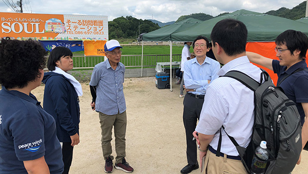 西日本豪雨から1年：真備町を訪問させていただきました