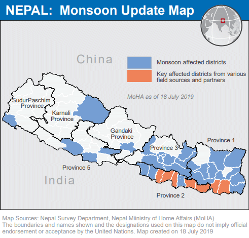 ネパール水害被災者支援2019