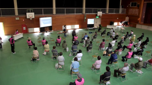 真備町での防災研修 ©PBV（2020年11月実施）