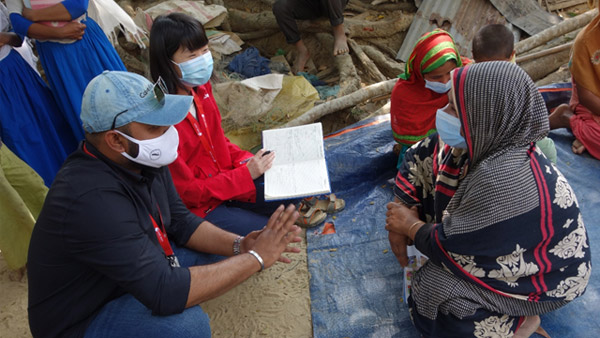AARがミャンマー避難民キャンプで支援