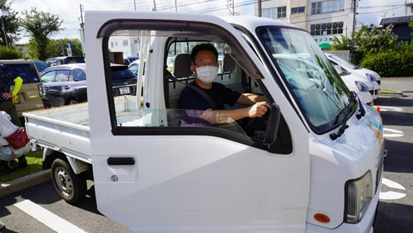 Free loan of a light truck (Kurume City, Fukuoka Prefecture) ©JCSA