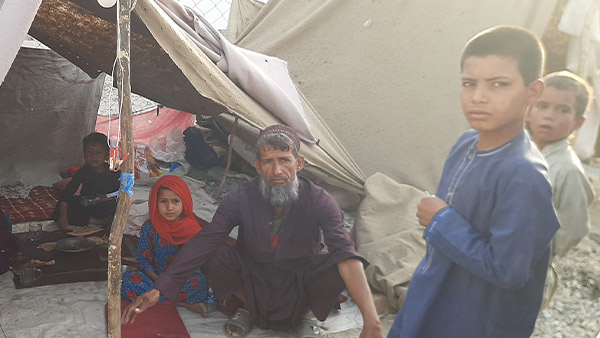 Displaced families remain in an internally displaced persons camp in Kabul ©CWS