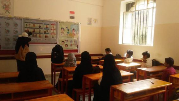 Hygiene awareness sessions in school ©Save the Children