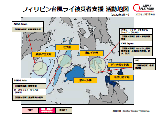 フィリピン台風ライ被災者支援 事業一覧